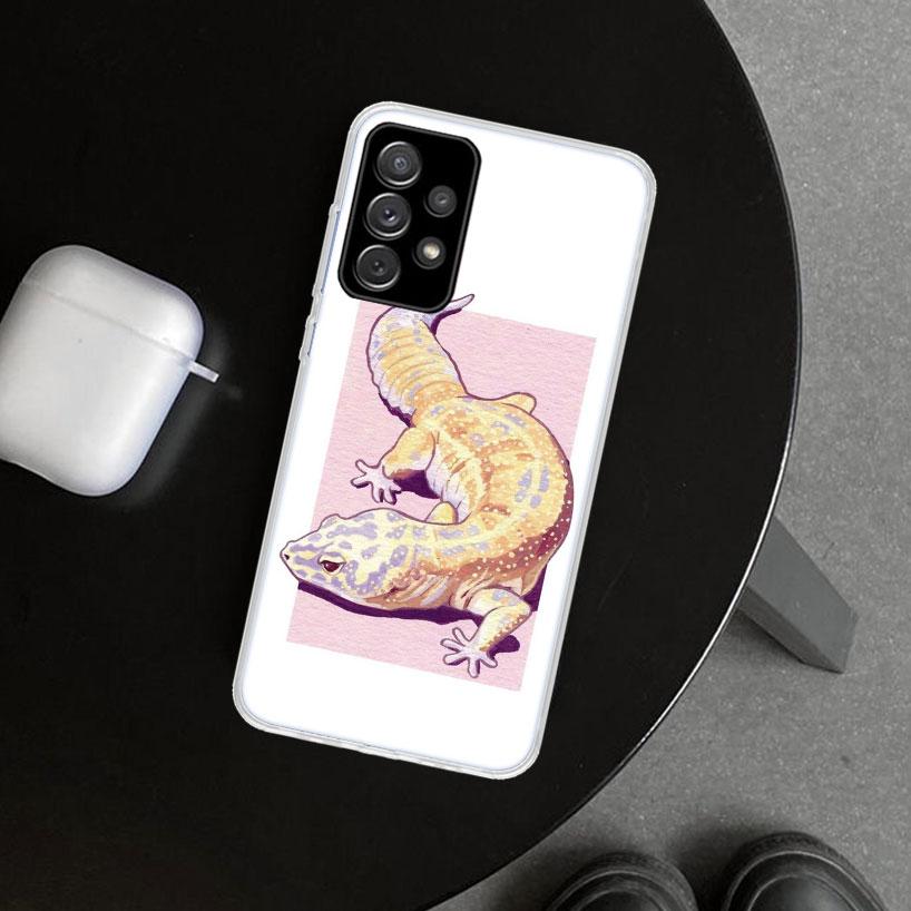 Lizards Geckos Phone Case for Samsung Galaxy A17 A16 A26 A36 A56 A57 A37 A15 A25 A35 A55 A14 A24 A34 A54 A13 A23 A33 A53 Galaxy