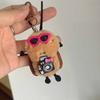 Bag Hanging Plush Cockroach Pendant Ornaments Car Key Ring Personality Cockroach Keychain  Gifts