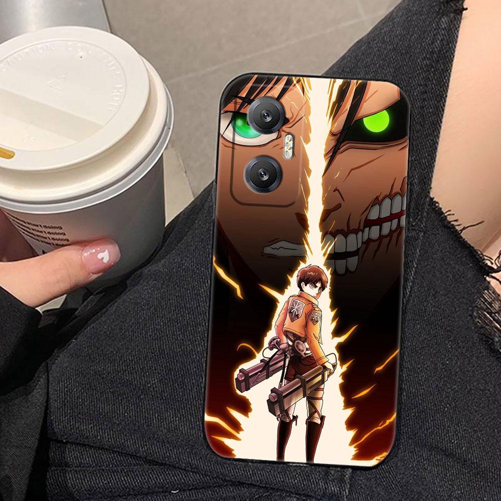 A-Attack On T-Titan Eren Cover Phone Case For Infinix HOT 60 50 10 10I 10S 11 12 12I 20I 20S 30I ZERO X 20 30 40 Silicone Case