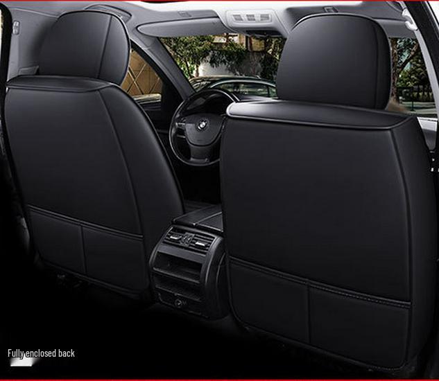 Universal All-Season Leather Car Seat Cushion and Cover