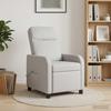 Massage Recliner Chair Cloud Gray Fabric