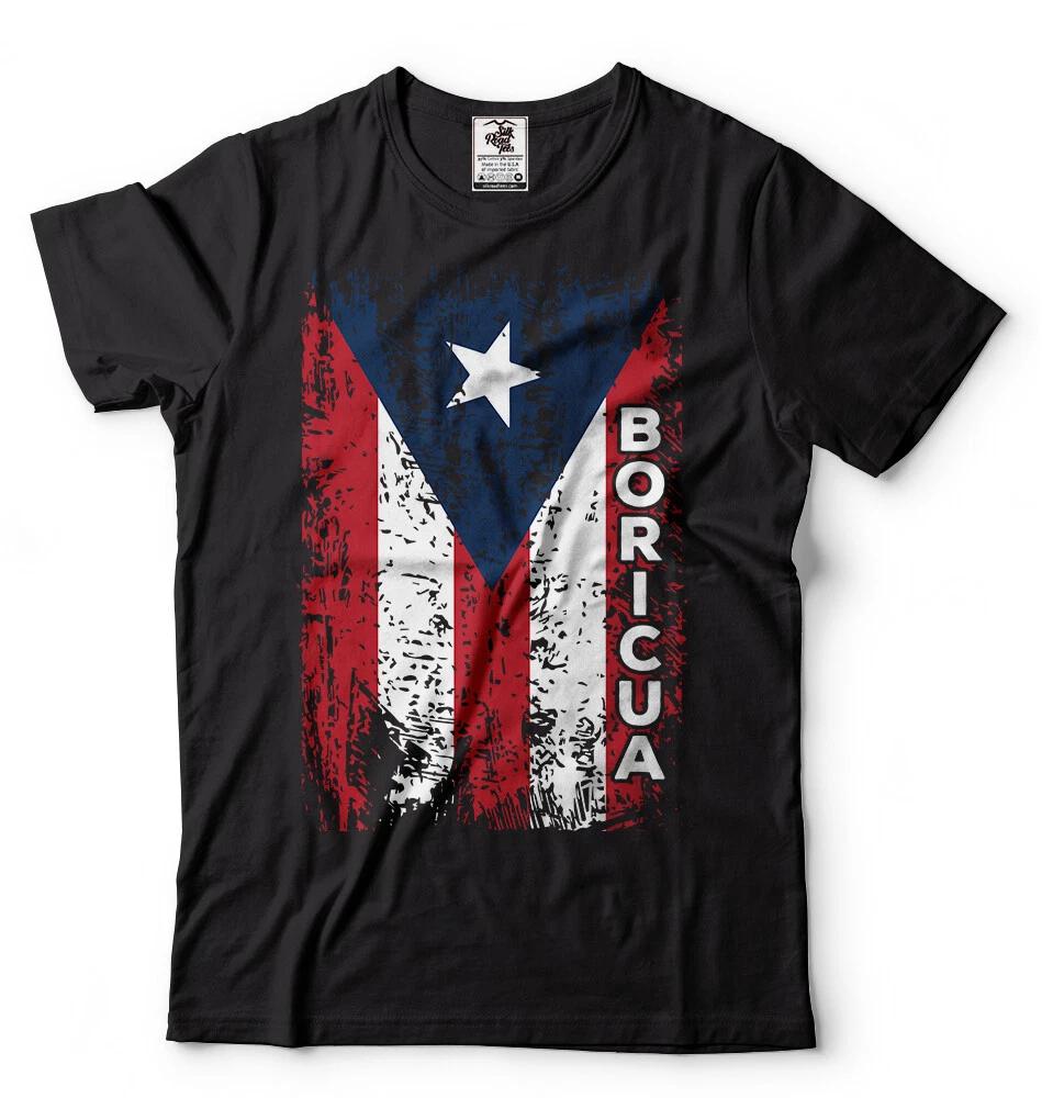 Puerto Rico T-shirt Boricua PR flag Shirt Puerto Rican heritage T-shirt S