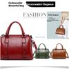 Large-capacity Textured Women's Bags, Handbags, Genuine Leather Women's Bags, Cowhide Women's Shoulder Women's Bags