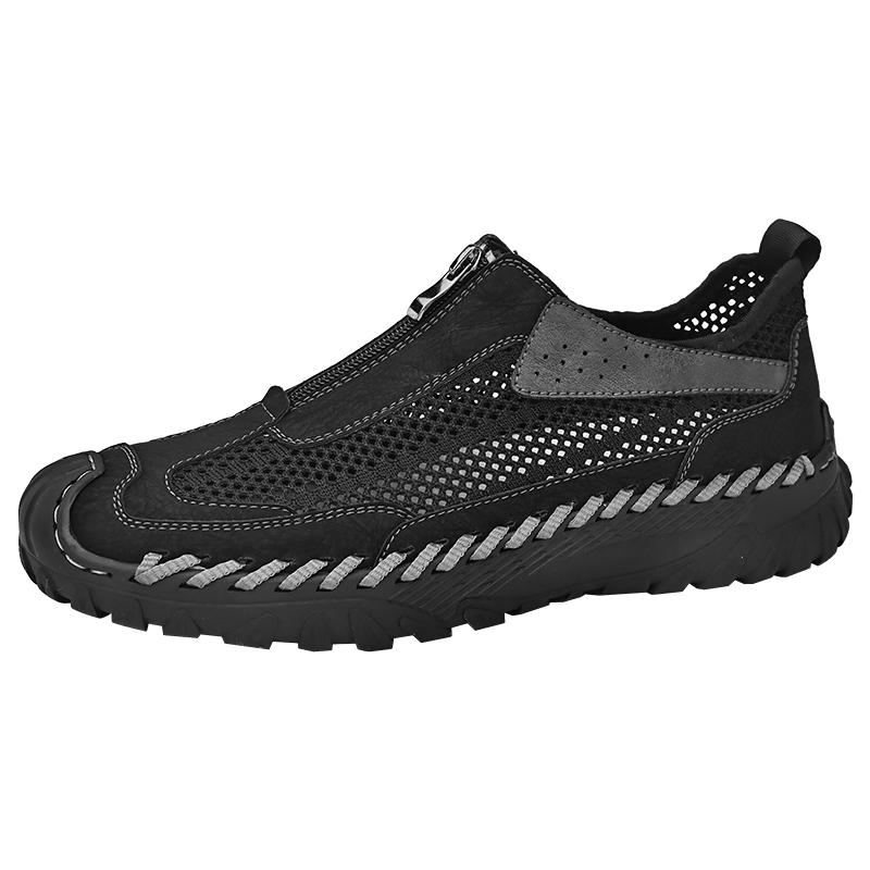 Fashion Leather Shoes Man Casual Loafers Luxury Design Slip on Male Dress Shoes Leisure Style Big Size Outdoor Wear-resistant Sole