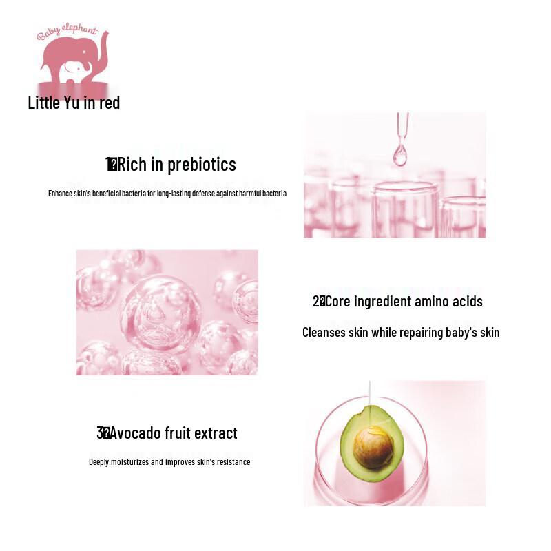 Red Elephant Children's Prebiotic Soothing Cleansing Foam