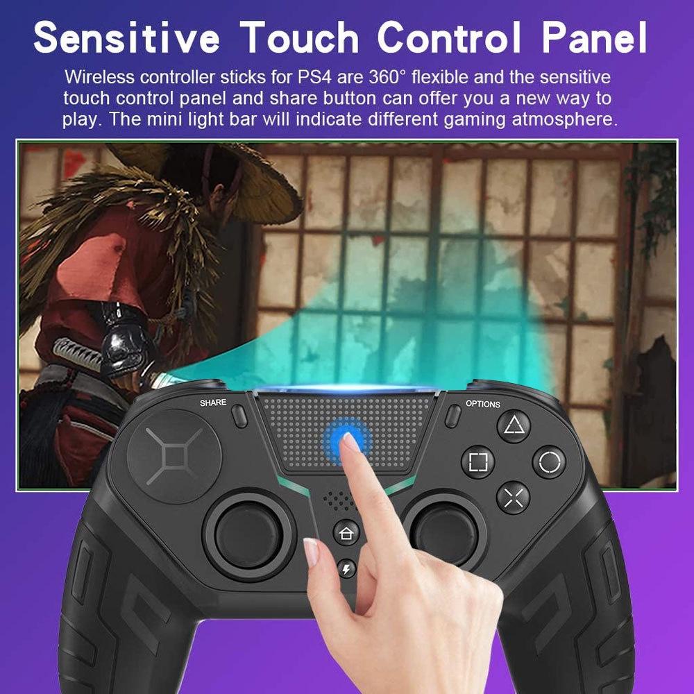 Kabelloser PS4-Gamepad-Elite/Slim/Pro-Dualshock-4-Controller mit programmierbarer Turbo-Tastenunterstützung auf der Rückseite