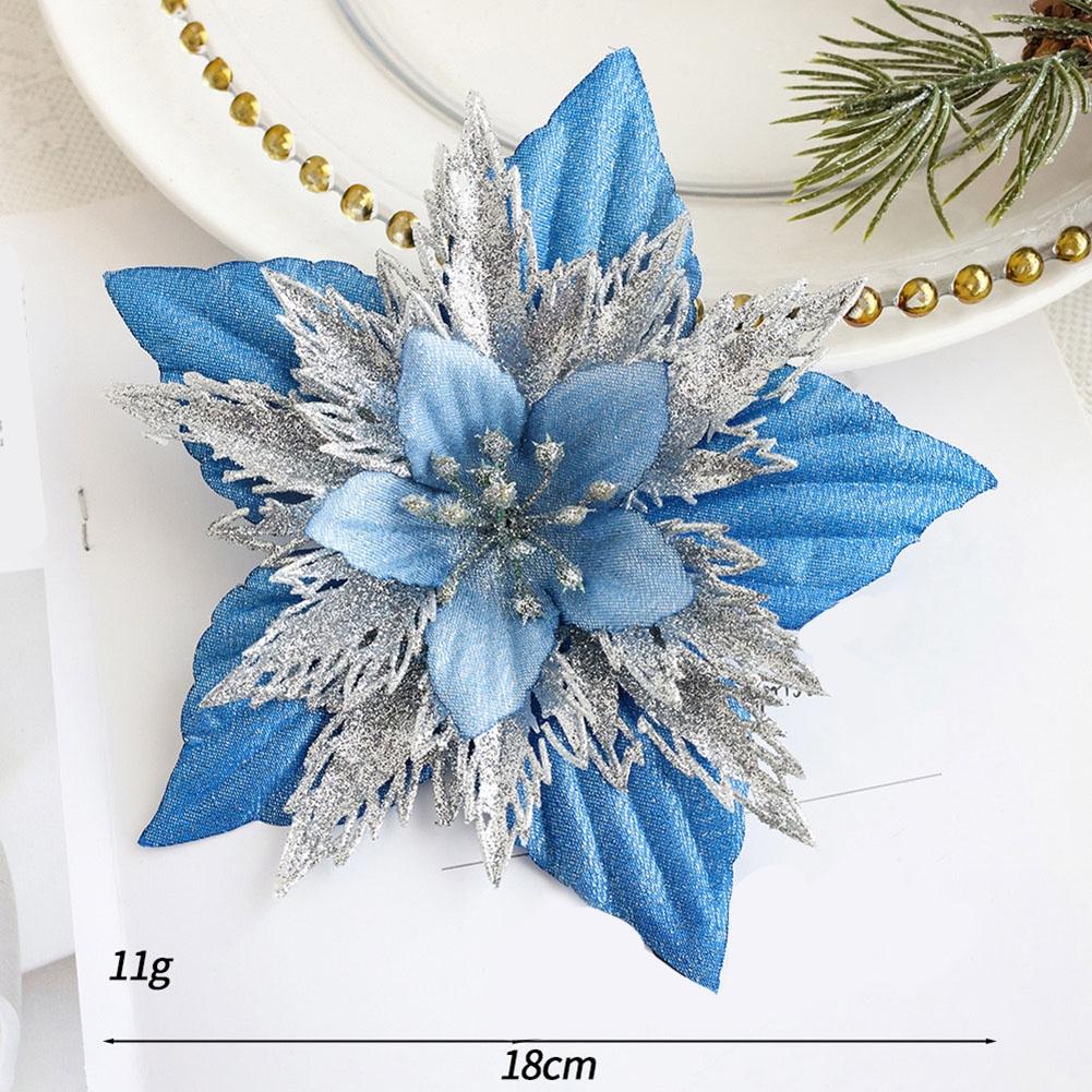 Hanging Ornaments Christmas Flower Artificial Flowers