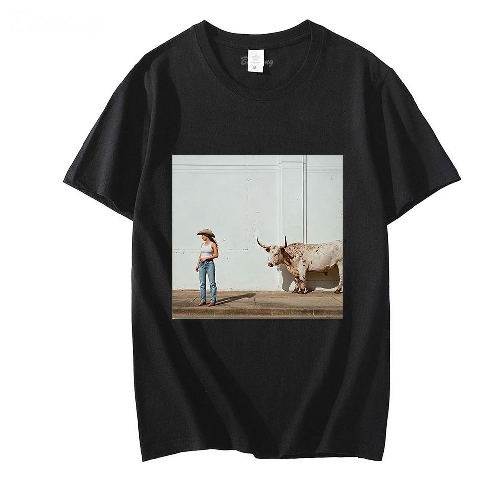 

2026 New CD Kacey Musgraves T-Shirt 100% Cotton O-neck Tees Women Men Casual Short Sleeve Fashion Graphic Printing Tops Summer XS чёрный