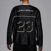 Jordan Wj Ls Jersey V-Neck Pullover Long Sleeve T-Shirt Women Tops Black HF9460-010