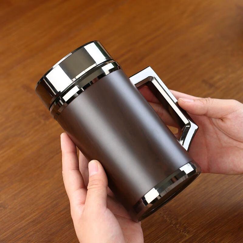 Zisha Stainless Steel Wood Grain Insulated Mug
