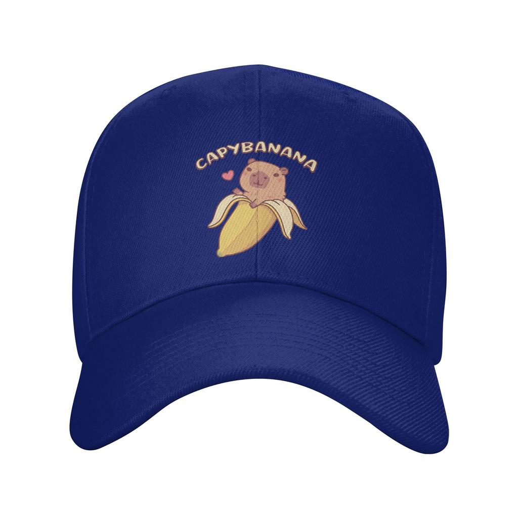 Cute Capybara In Banana Capybanana Casual Baseball Cap Summer Trucker Hat Hot Sale Hats UnisexTeens Fashion Baseball Caps