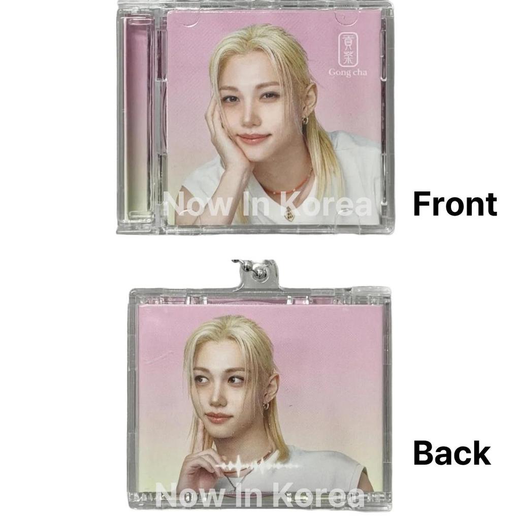 STRAY KIDS FELIX X GONGCHA OFFICIAL VOICE KEYRING Limited Edition