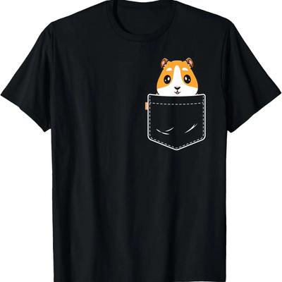 Guinea Pig In Pocket Funny Gift For Guinea Pig Lover Owner T-Shirt