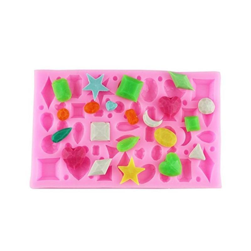 Gemstone Shape Fondant Cake Decorating Sugarcraft Mould Mold