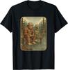 Bigfoot Fishing Men Boys Sasquatch Fishing Distressed T-Shirt Mens Womens Tees Top Unisex T-Shirt Mens Womens Tees Top
