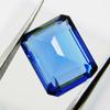 Natural Blue Tanzanite Loose Gemstone 8.70 Ct Emerald Shape for Jewelry Making and Gem Collections