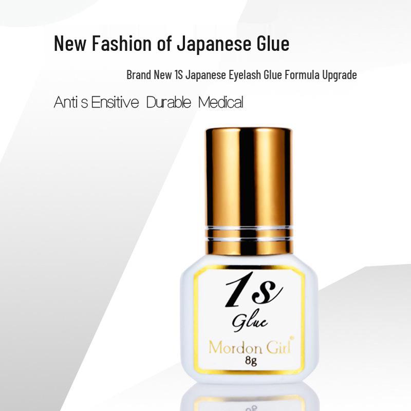 

Japanese Quick-Dry Eyelash Adhesive for Salon Use - 1 Second, Soft Texture