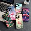 Casing for Apple iPhone 16 14 15 Plus 11 Pro Max 16E ProMax + 16Plus 15+ 14+ Phone Cover Protective Case Flamingo