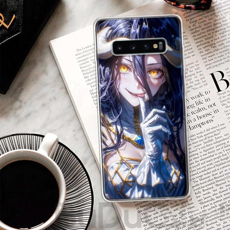 Albedo Overlord Anime Cover For Samsung Galaxy S8 S9 Plus S10 Lite Note 8 9 10 Pro 20 Ultra S7 Edge M11 M21 M32 M51 Print Coque