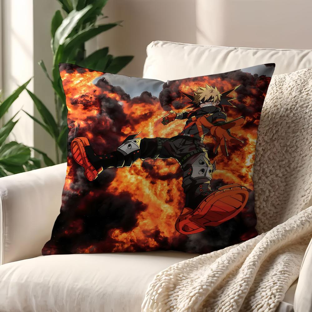 Katsuki Bakugo My Hero Kissenbezug Für Kissen Sofa Druck Dekoration Zimmer Haus Büro Café Auto Nordische Schlichtheit
