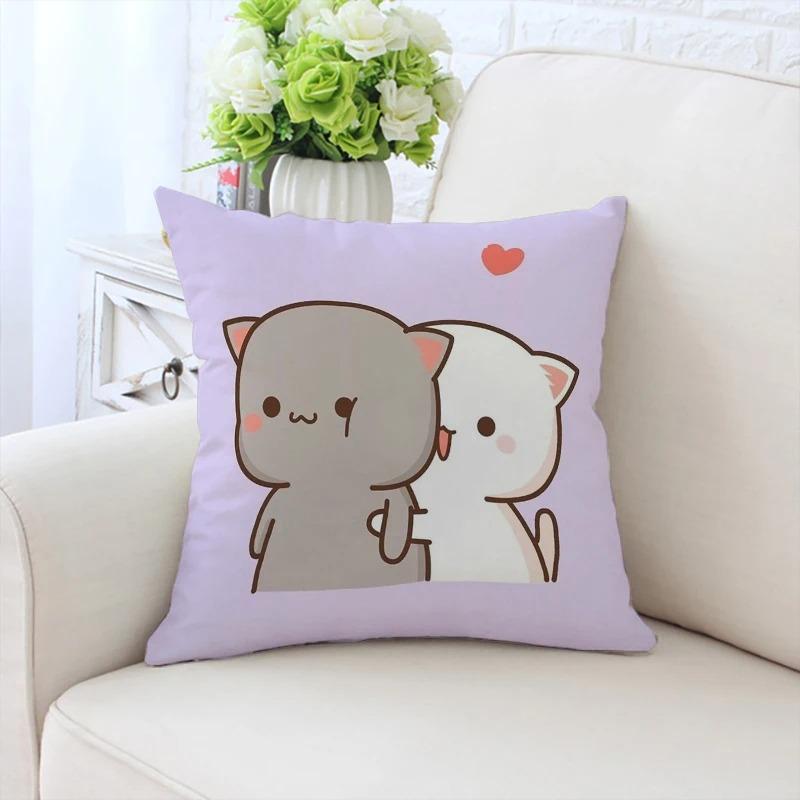 Drăguț ursuleț de desene animate față de pernă auto ornamente birou sufragerie canapea casă față de pernă