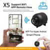 New X5 Mini Camera 1080P HD Wireless Surveillance Premium Lightweight Portable with Clear Night Vision and Motion Detection