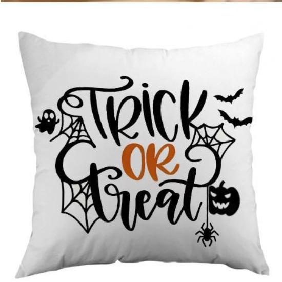 Halloween Pillowcase Ghost Printed Linen Material American Holiday Decoration Pillowcase