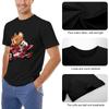 Cute Teddy Bear Riding Motorcycle T Shirt Harajuku Short Sleeve T-shirt 100% Cotton Graphics Tshirt Tops