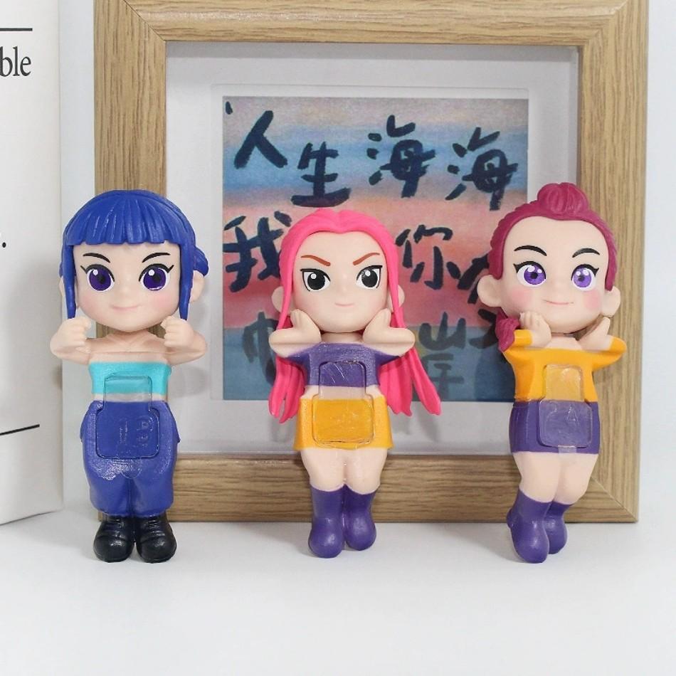 selling Kpop Demon Hunters Blind Box Series Anime Figures Ornaments Dolls Fans Children Birthday Gift Random Blind Box