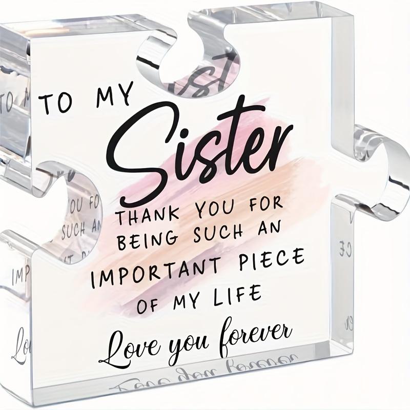 2D Flat, Birthday Acrylic Puzzle Shaped Plaque Table Decoration, Suitable for Wall Decoration, Porch, Room, Villa, Accents Home, Hallway, or Workplace 10*8.5CM