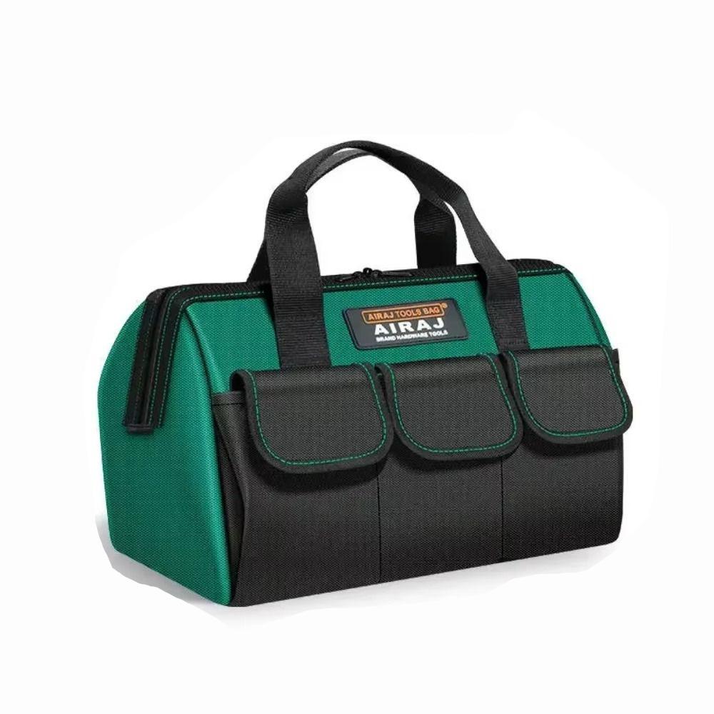 

Утолщенная сумка для инструментов, нескользящая сумка для хранения, многокарманная ручная сумка для инструментов электрика 16in