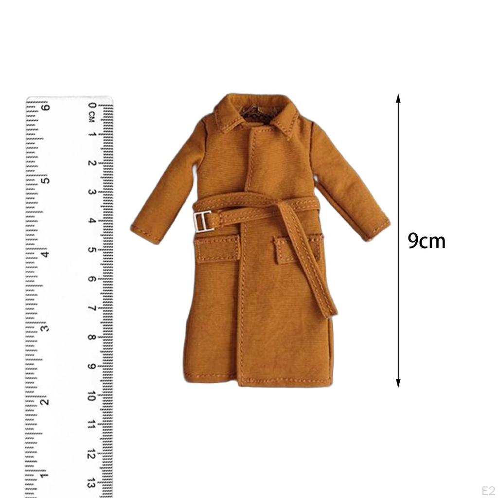 1/18 Male Figure Long Windbreaker 3.75" Costume DIY Doll Dress up Accessories Model