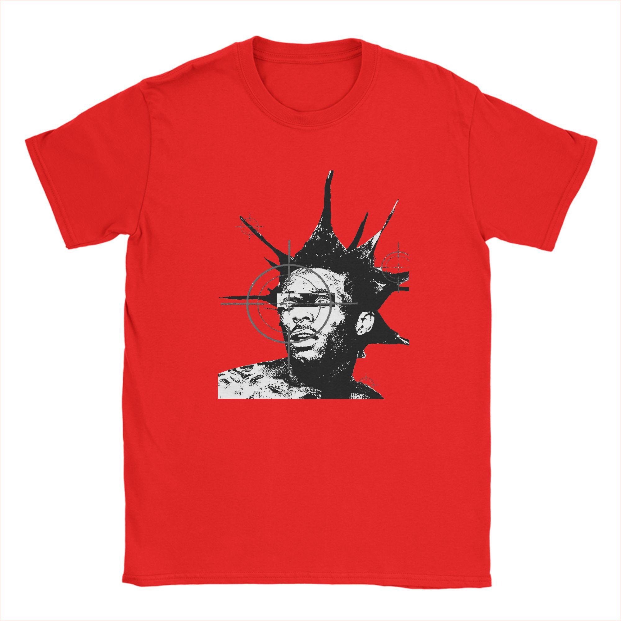 

Смешные футболки с рэпером L-Lil U-Uzi Vert для мужчин, с круглым вырезом, хлопковые, с коротким рукавом, размеры до 6XL S