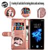 Wallet Bling Glitter Magnetic Flip Zipper Leather Case For Samsung Galaxy S24 FE S23 Ultra S22 Plus S21 S20 FE S10 20 10 9
