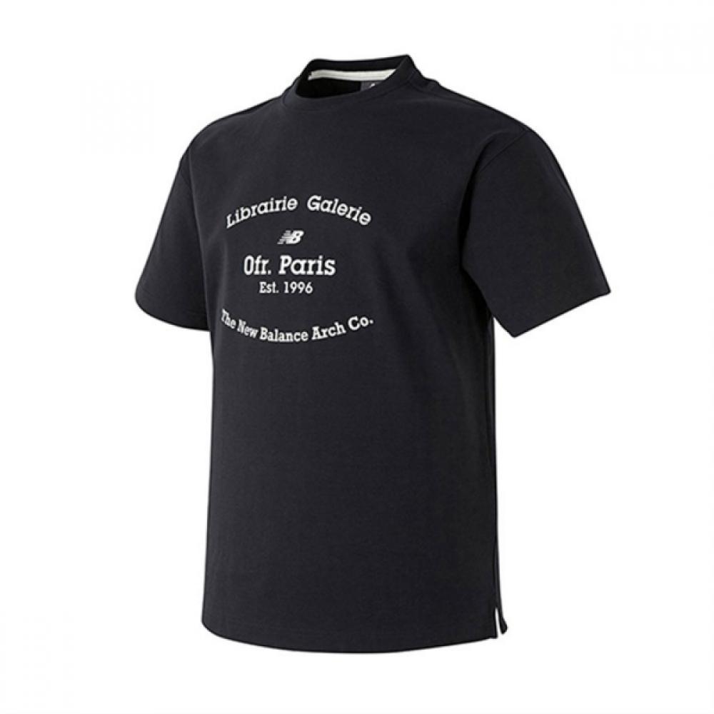 

New Balance Футболка с большим логотипом Signature Bk blacks/(NBNEB2L03319)105