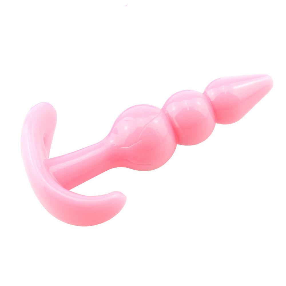 Mărgele anale din silicon Masaj de prostată Jucării cu jeleu Plug pentru adulți Jucării sexuale pentru femei Produse erotice Sex