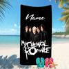 Customizable personalized beach towels My Chemical Romance themed designs.Suitable for the beach, yoga, sports;ideal as beach accessories