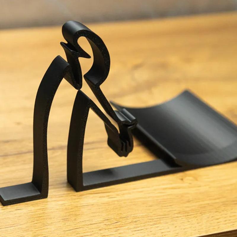 Minimalist and Practical Roll Paper Holder 3D Printing Decoration, Elegant Toilet Paper Holder, Funny and Humorous Tissue Holder
