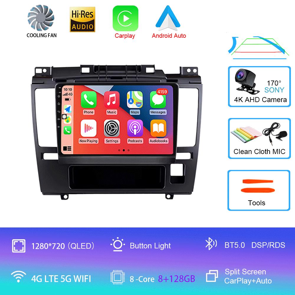 Android 14 Car Radio For Nissan Tiida 2005-2010 Multimedia Video Player Stereo GPS Navigation Carplay Andorid Auto 5G WIFI DSP