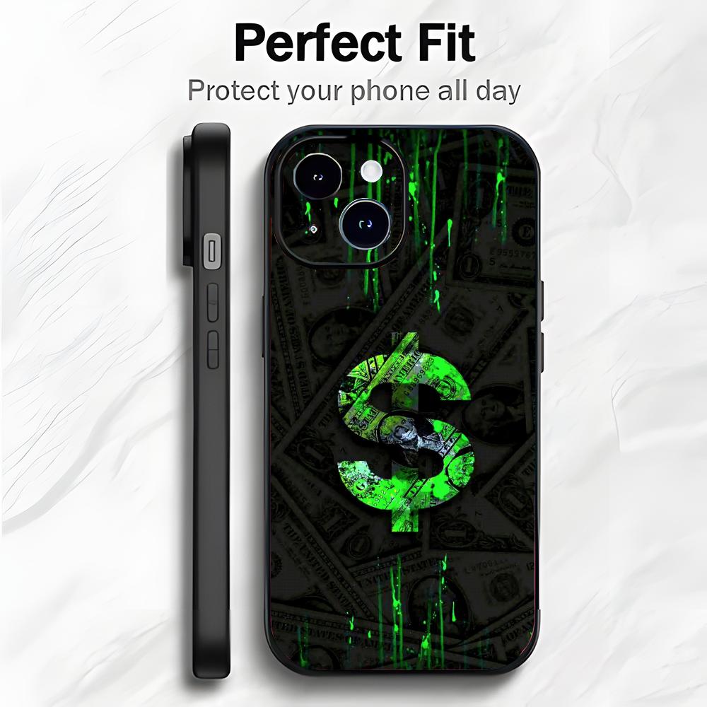 

Rich Modern Symbol Dollars Money Phone Case Phone Case Soft Packaging Lightweight For iPhone17 16 15 14 13ProMax iphone12promax