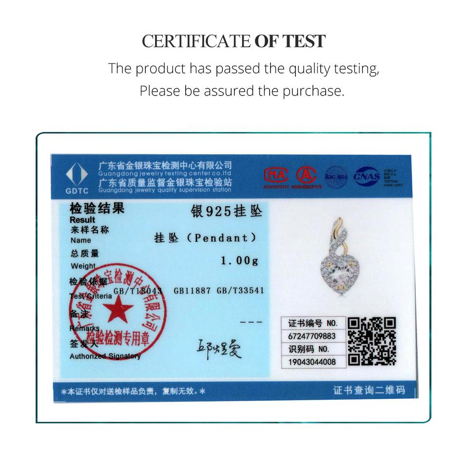 BAMOER 925 Sterling Silver Infinite Love Pendant Charm for Bracelet Necklace Women Gift Jewelry