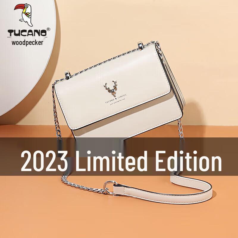 TUCANO Women's Small Leather Chain Shoulder Bag