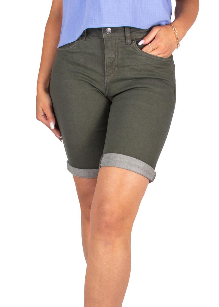 Krótkie Spodenki Jeansowe Szorty Damskie Elastyczne Bermudy Modne 46 3Xl