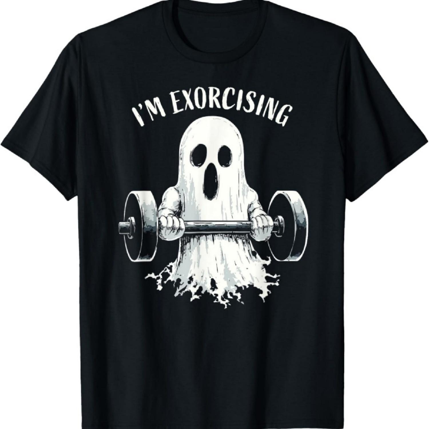 

Я изгоняю смешного призрака Хэллоуин Женская Мужская Футболка XXXXXL чёрный