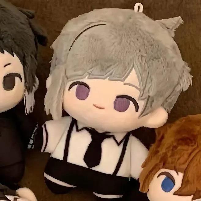 Bungo Stray Dogs Knuffel Atsushi Dazai Akutagawa Chuuya Mini Katoen Anime Karakter Zachte Knuffel Fans Kinderen Verjaardagscadeau 10cm