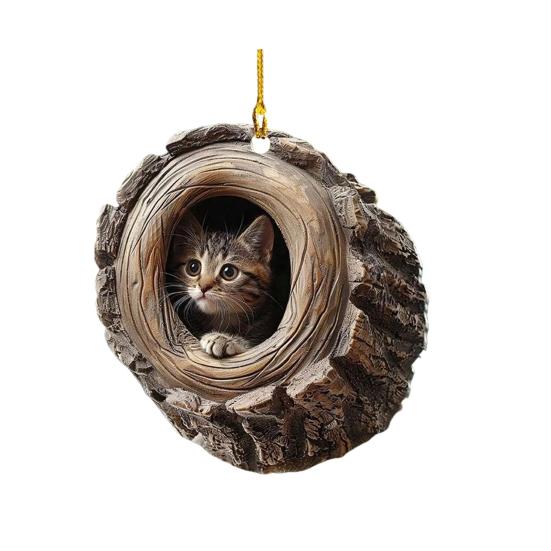 Forest Animal Acorn Ornaments Christmas Tree Decorations 2026 Acrylic Woodland Creature Hanging Ornaments for Home Decor Rustic Gifts