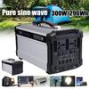 G300 296Wh Portable Power Station Solar Generators Pure Sine Wave Inverter Power Supply 600W for CPAP Home Camping Emergency Tool