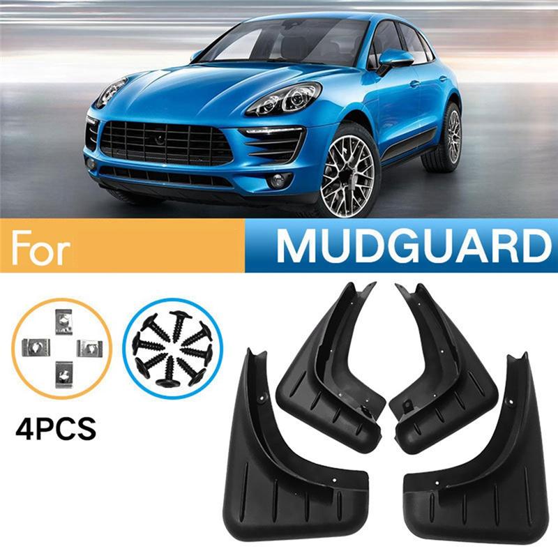 A28G-4PCS Car Mudguard Mud Flaps Splash Mud Guard Fender For Porsche Macan 2014- Car Accessories