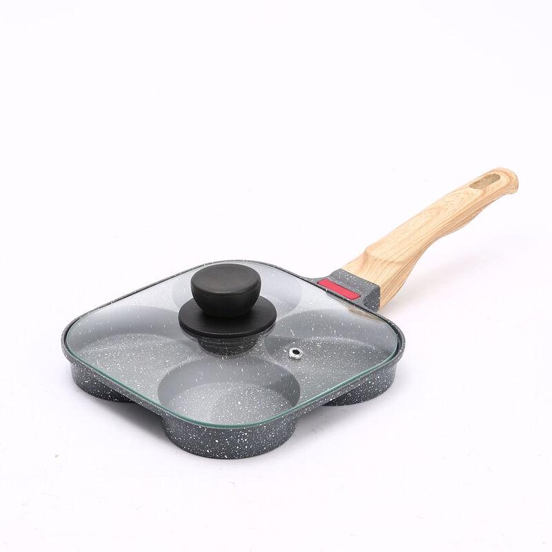 VSTA Non-Stick Maifan Stone 4-Hole Egg & Burger Frying Pan