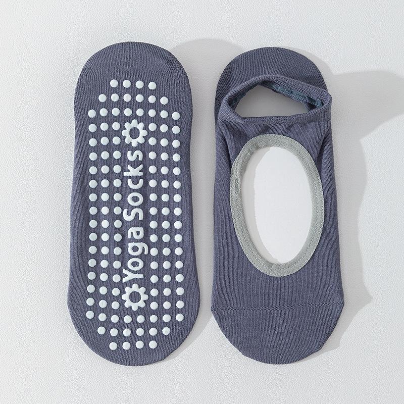 Yoga Socks, Women's Boat Socks, Summer Thin Pure Cotton Fitness Dance Silicone Anti-slip Sports Socks, Professional Pilates Socks